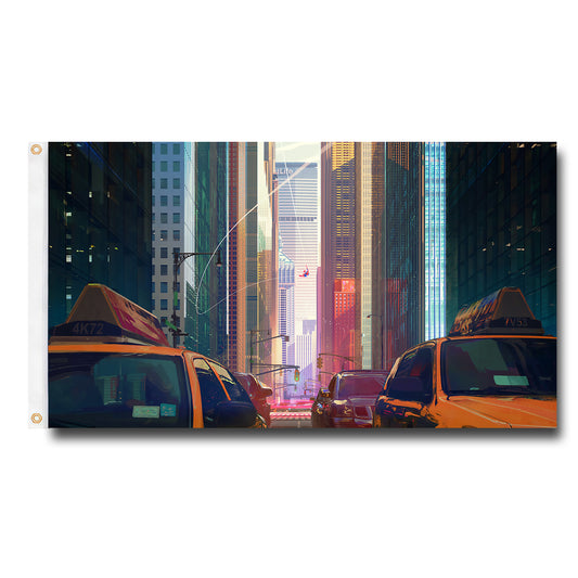 Spiderman Flag Custom Image