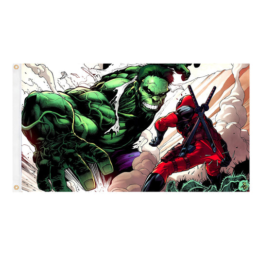Deadpool Flag Custom Image