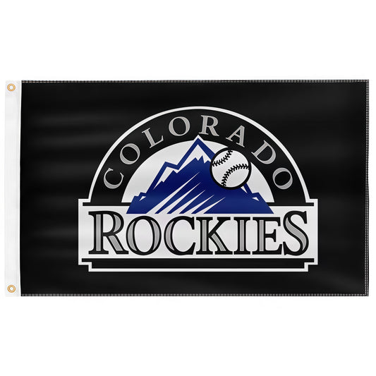 Colorado Rockies Flag Custom Image