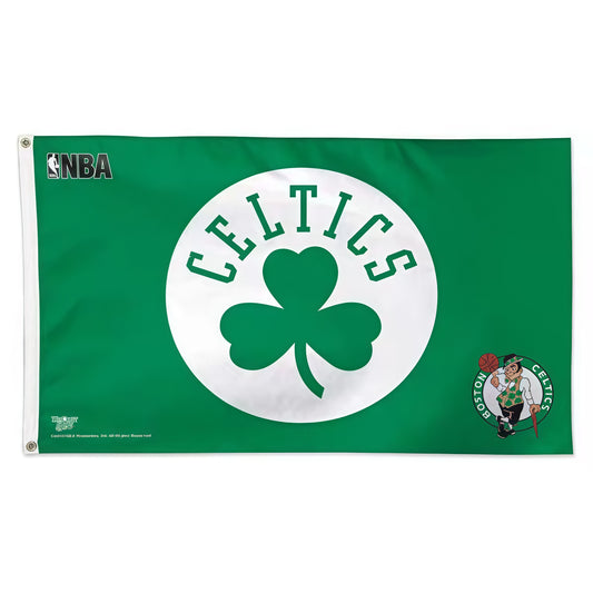 Boston Celtics Logo Green Flag Custom Image
