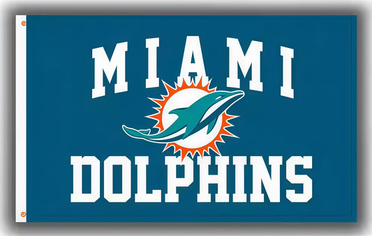 Miami Dolphins Classic Flag Custom Image