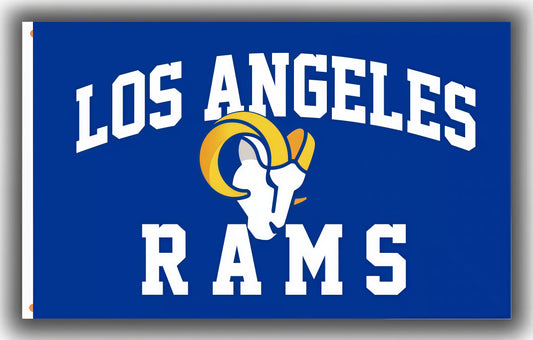 Los Angeles Rams Blue Flag Custom Image