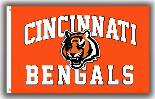 Cincinnati Bengals Flag Custom Image