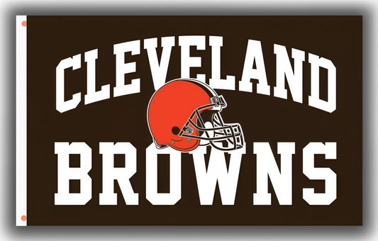 Cleveland Browns Brown Flag Custom Image