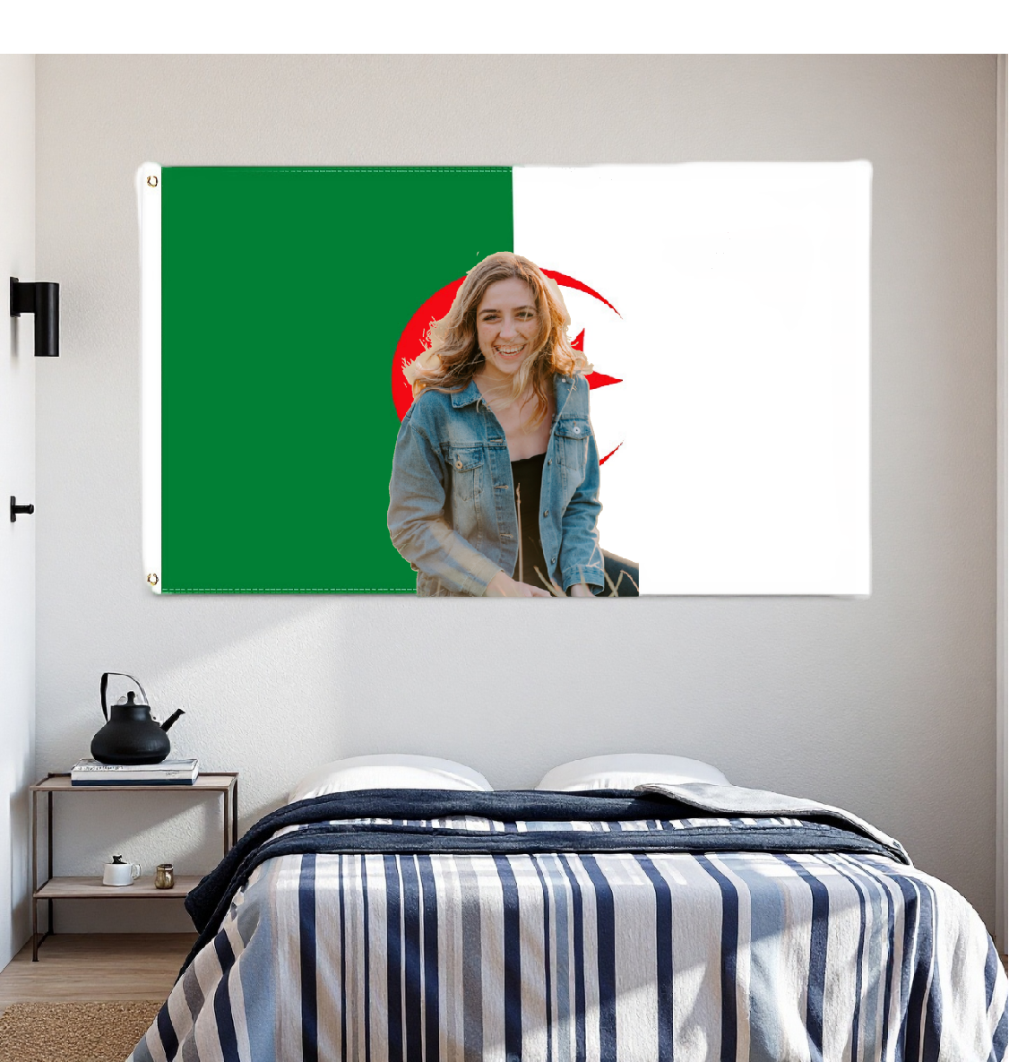 Algeria Flag Custom Image