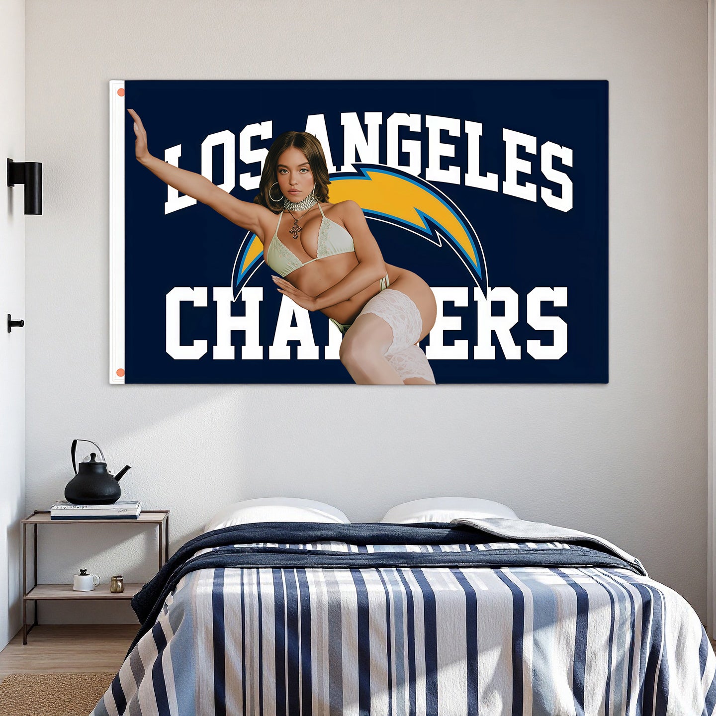Los Angeles Chargers Classic Flag Custom Image