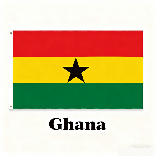 Ghana Flag Custom Image