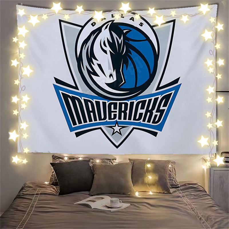 Dallas Mavericks White Flag Custom Image