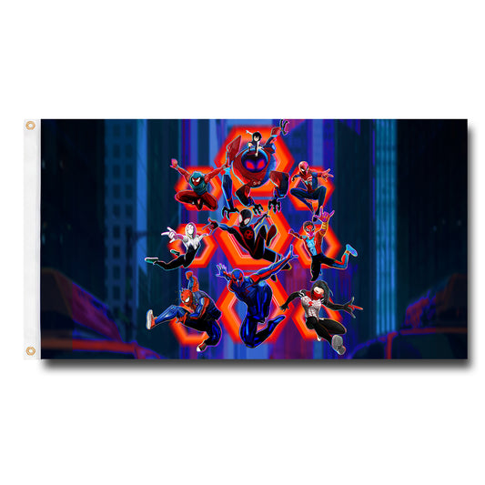 Spiderman Flag Custom Image