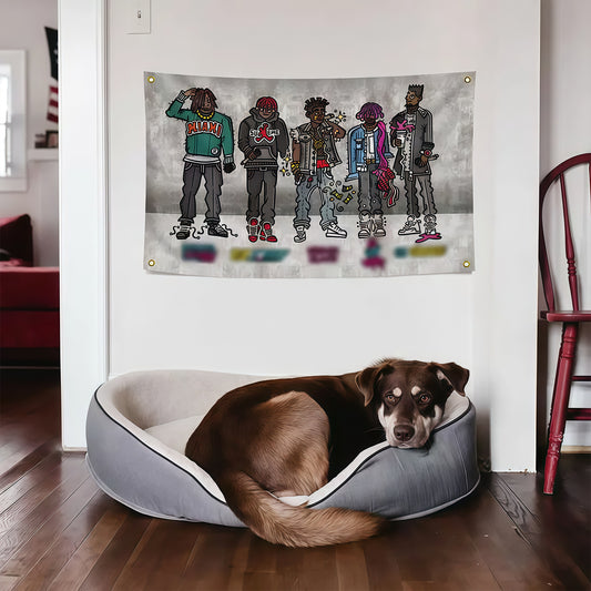 2016 Freshman Cypher rapper Flag Custom Image