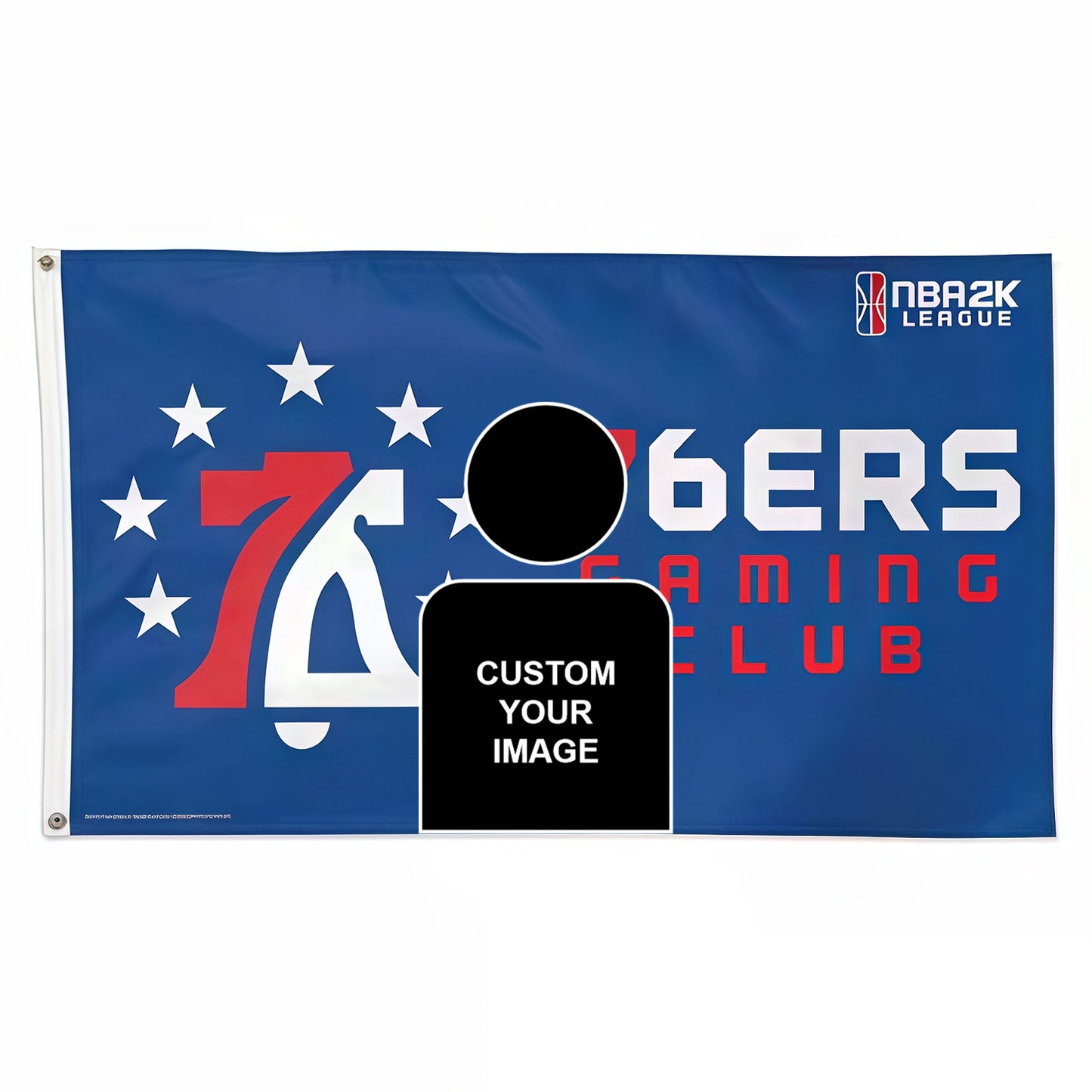 Travis Scott X Philadelphia 76ers 2K Flag Custom Image