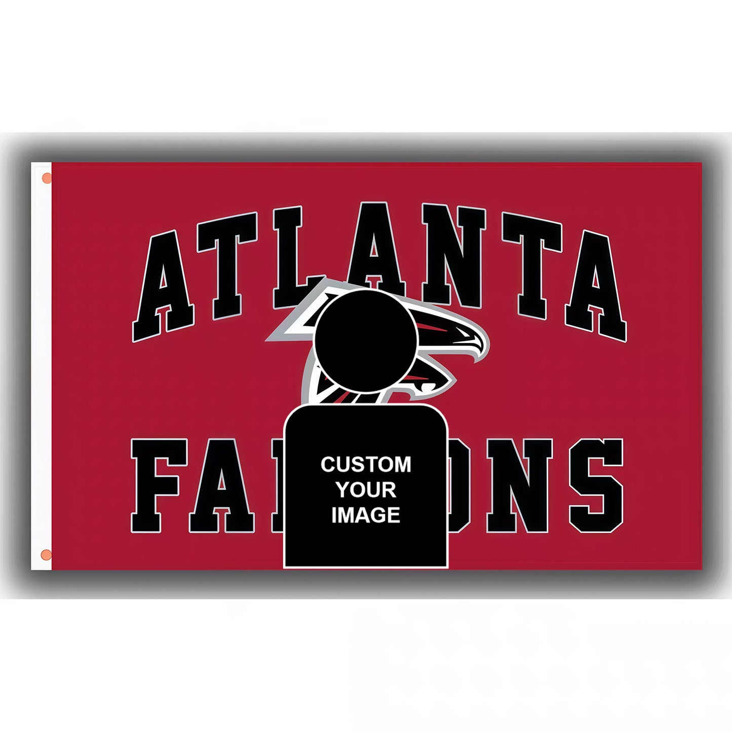 Kendrick Lamar X Atlanta Falcons Red Flag Custom Image