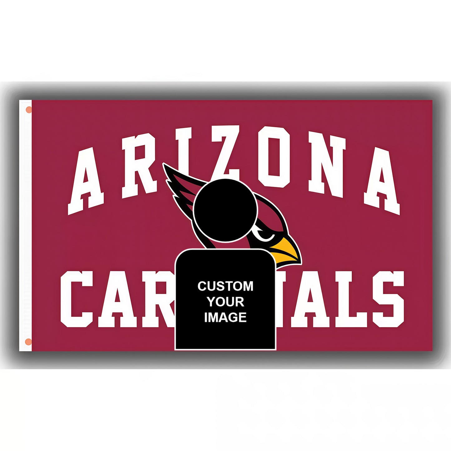 Kendrick Lamar X Arizona Cardinals Red Flag Custom Image