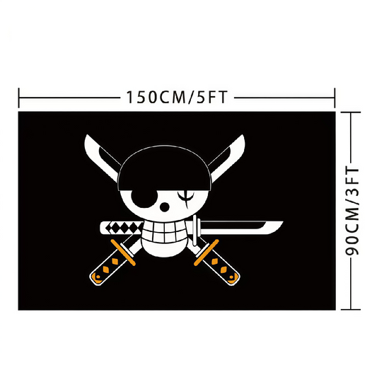 Roronoa Zoro Flag Custom Image