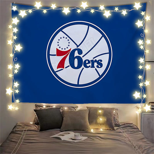 Philadelphia 76ers Flag Custom Image