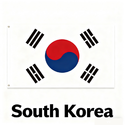 SouthKorea Flag Custom Image