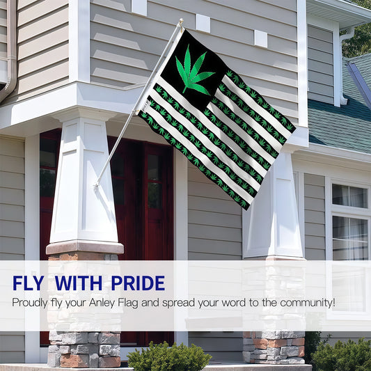USA Polyester Single-Sided Flag Custom Image