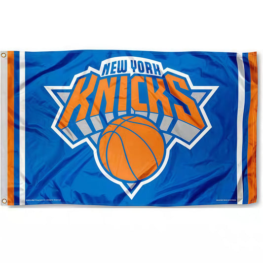 New York Knicks Blue Flag Custom Image