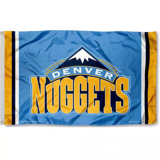 Denver Nuggets Blue Flag Custom Image