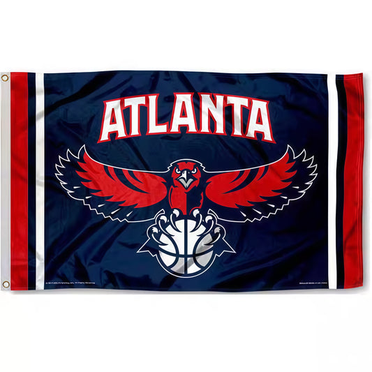 Atlanta Hawks Classic Flag Custom Image