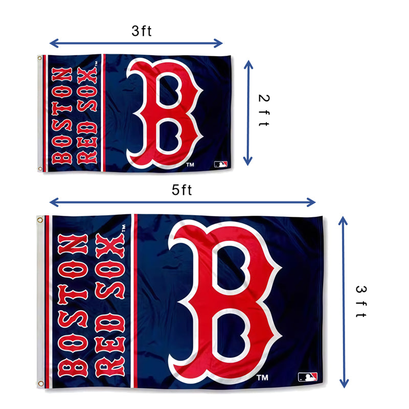 Boston Red Sox Flag Custom Image
