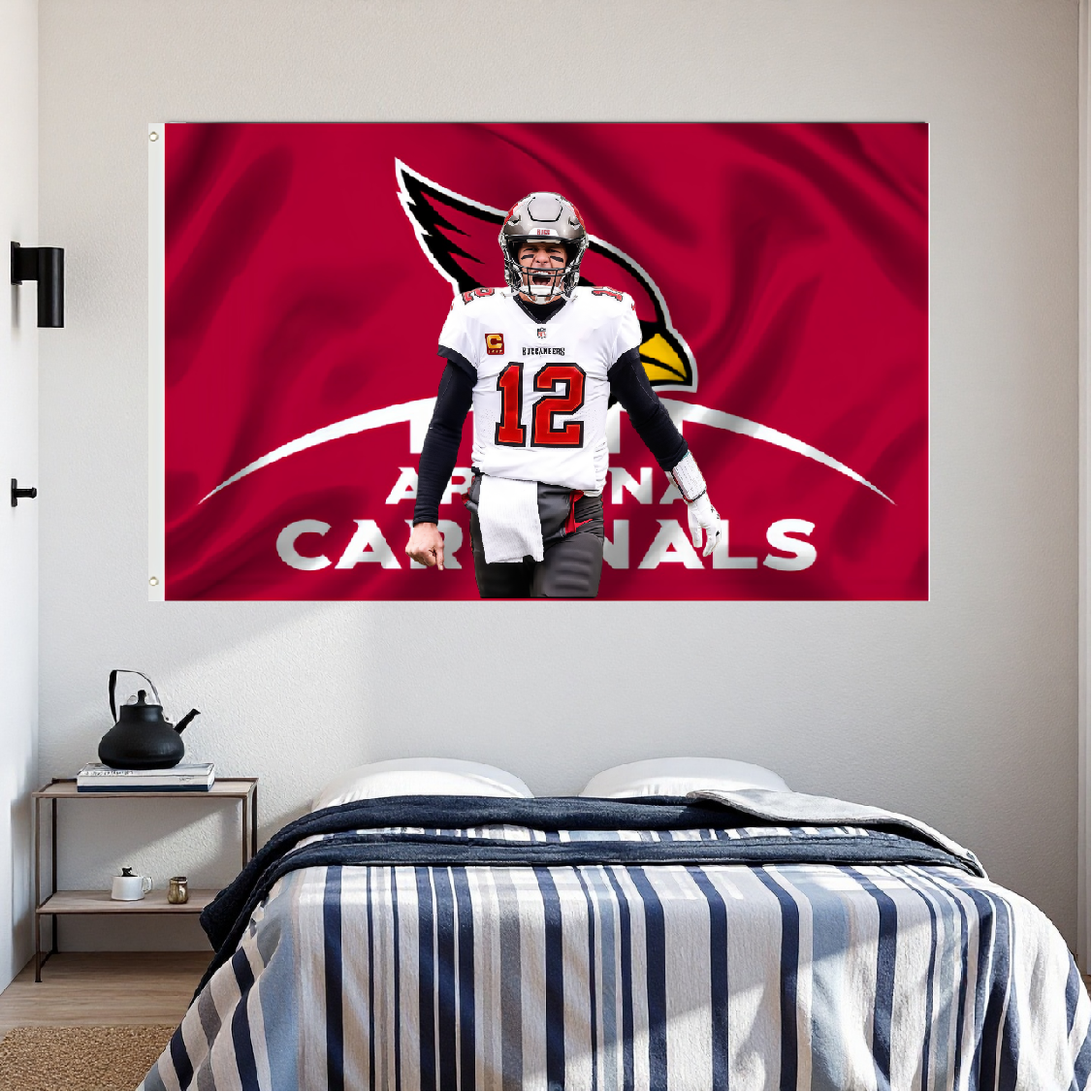 Arizona Cardinals Flag Custom Image