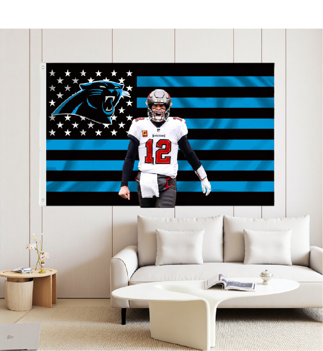 Carolina Panthers Flag Custom Image