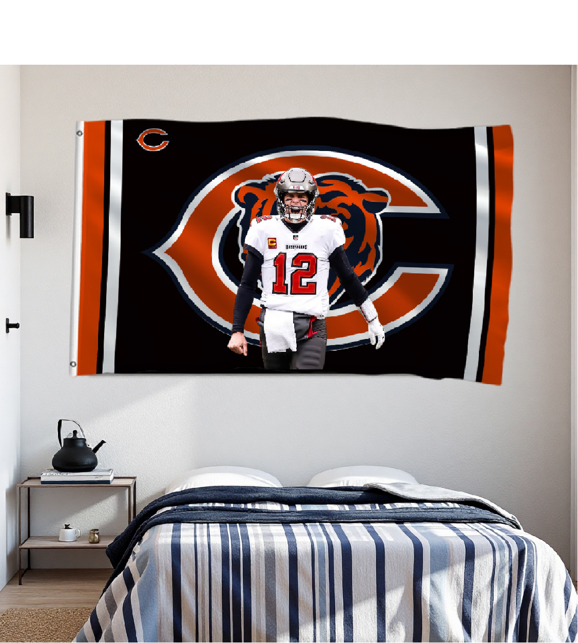 Chicago Bears Flag Custom Image