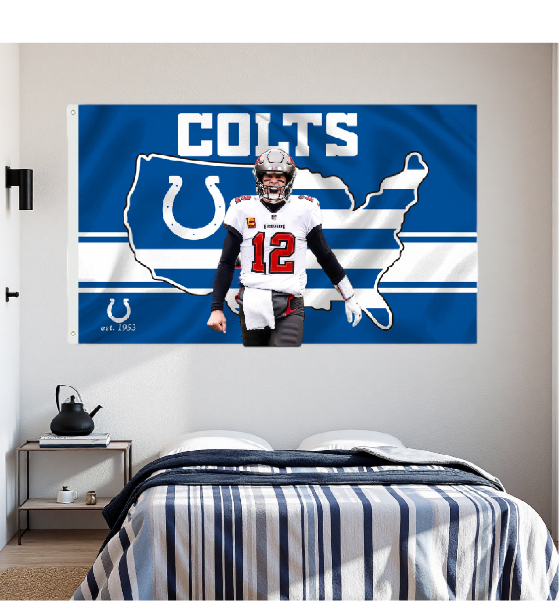 Indianapolis Colts Flag Custom Image
