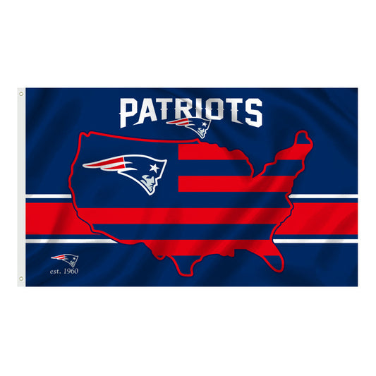 New England Patriots Flag Custom Image