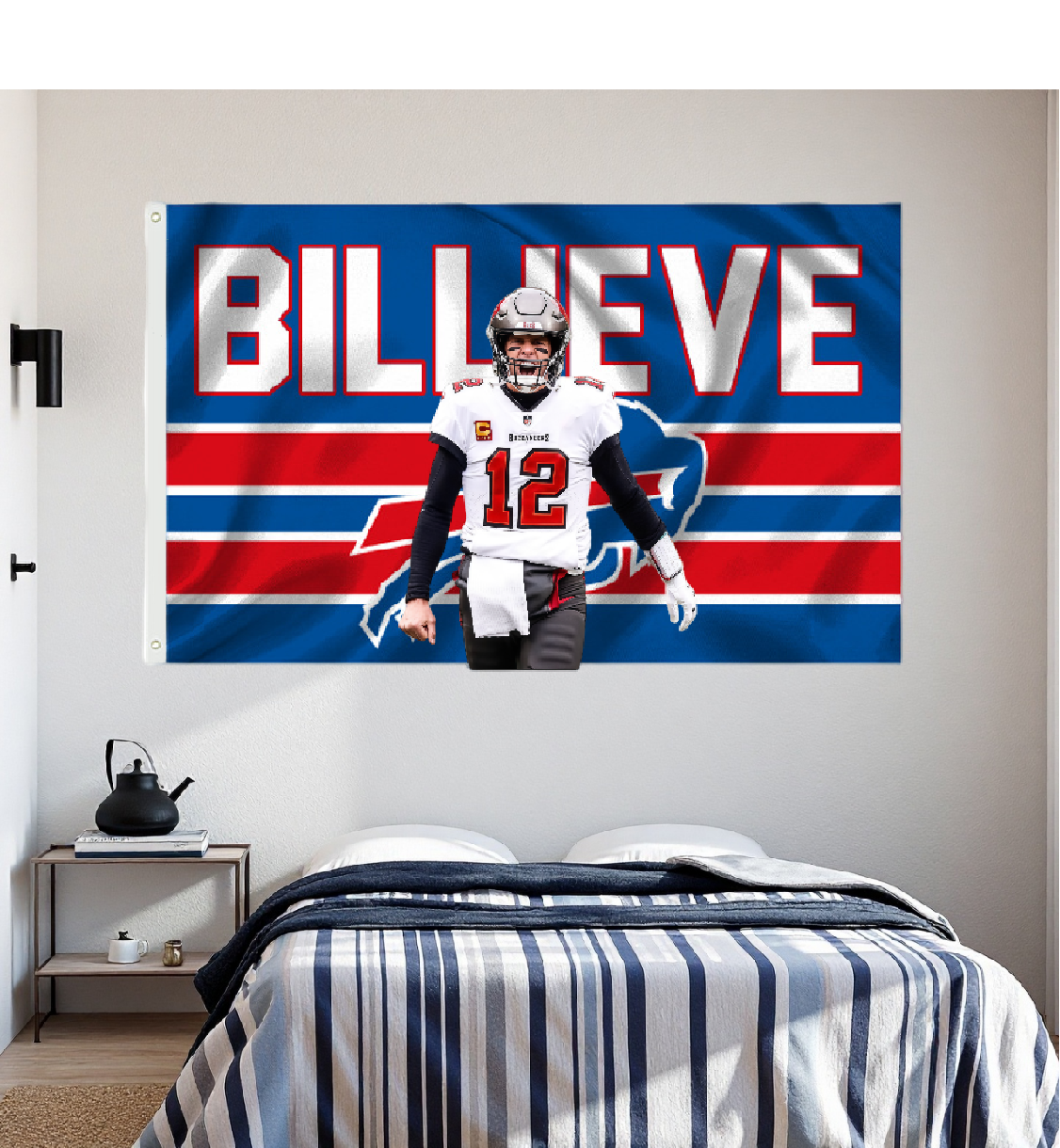 Buffalo Bills Flag Custom Image