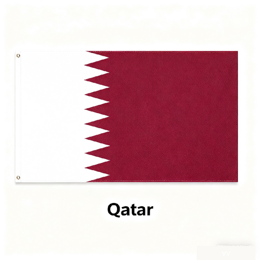 Qatar Flag Custom Image