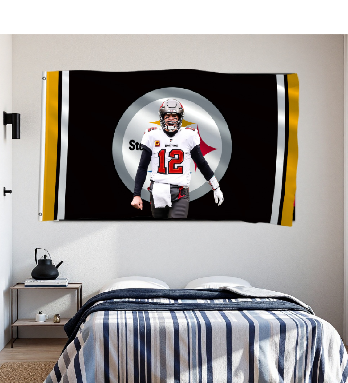 Pittsburgh Steelers Flag Custom Image