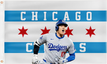 Chicago Cubs Vintage Flag Custom Image