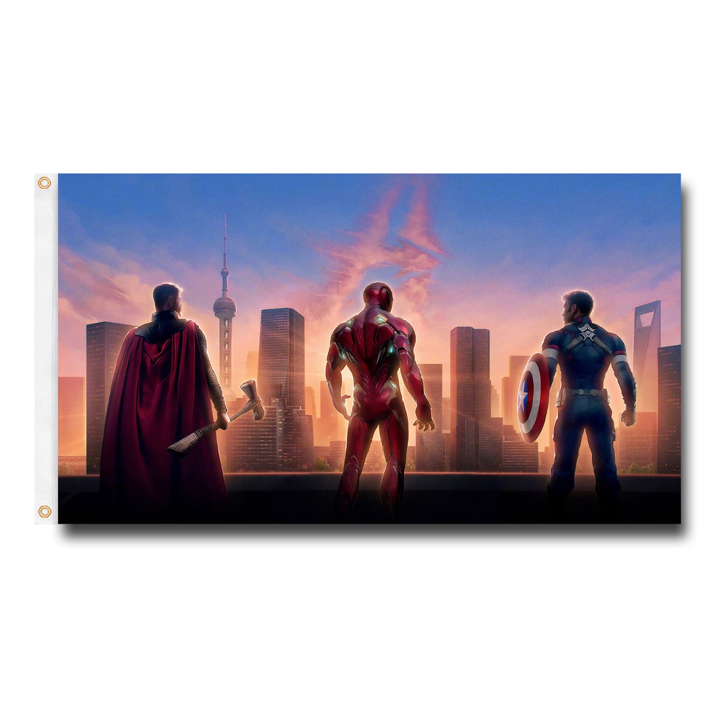 Bigthree Flag Custom Image