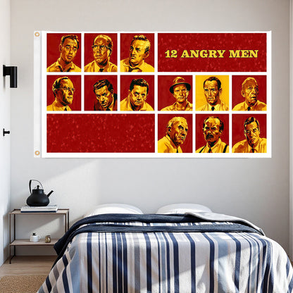 12 Angry Man Flag Custom Image