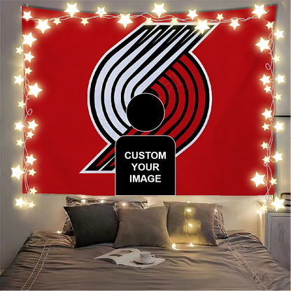 Portland Trail Blazers Flag Custom Image