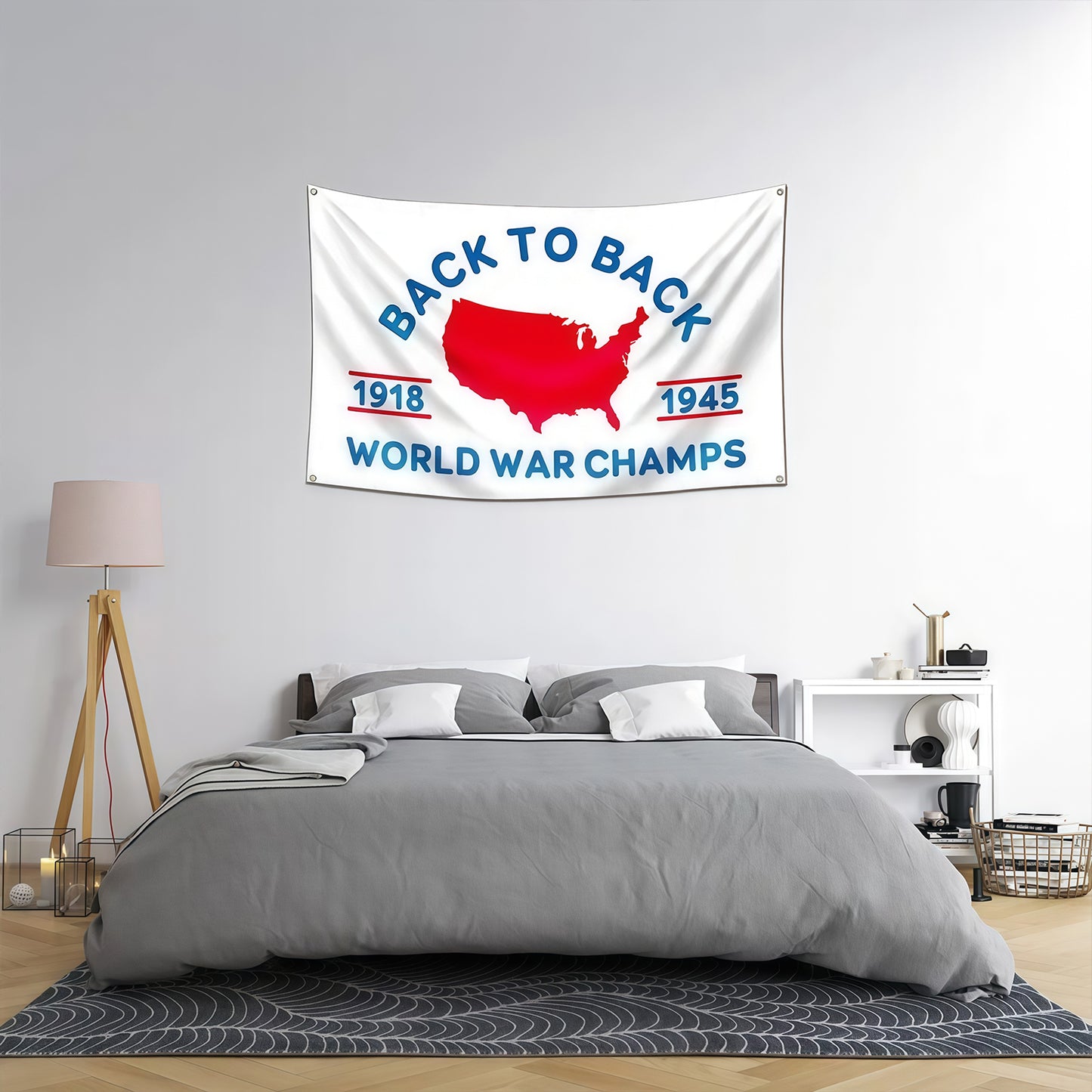 World War Champs Flag Custom Image