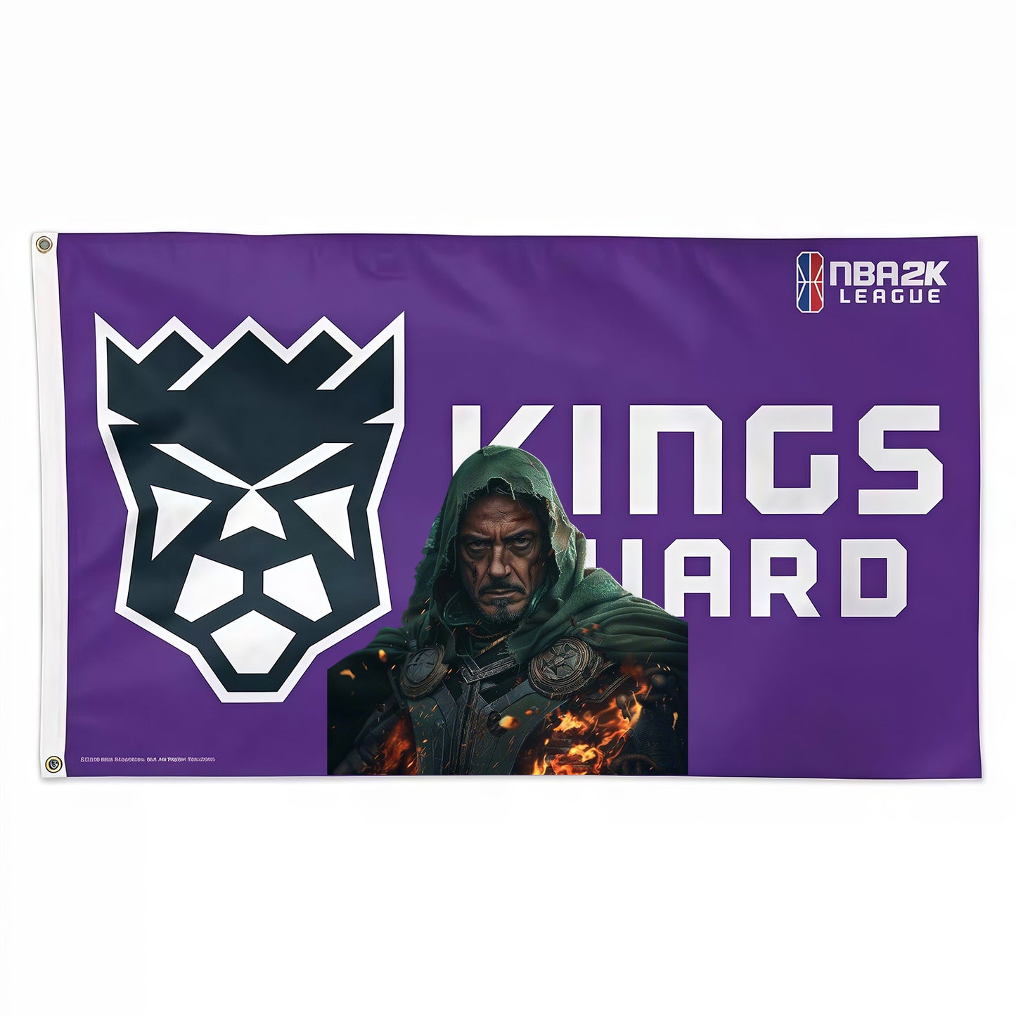 Doctor Doom X Sacramento Kings Classic Flag Custom Image