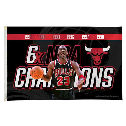 Michael Jordan X Chicago Bulls Classic Flag Custom Image