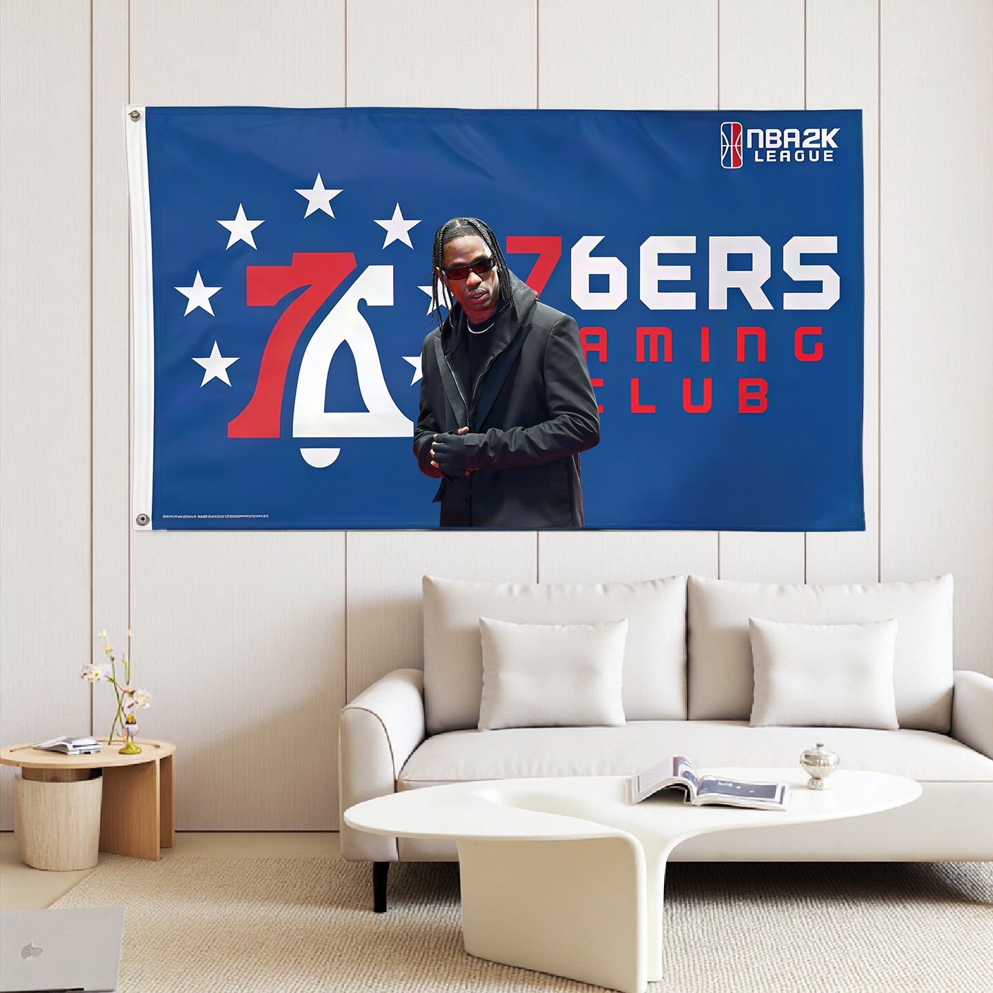 Philadelphia 76ers 2K Flag Custom Image