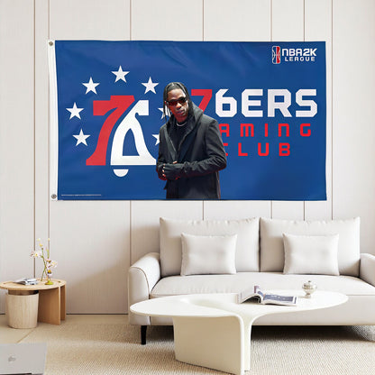 Philadelphia 76ers 2K Flag Custom Image
