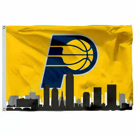 Indiana Pacers Moden Flag Custom Image