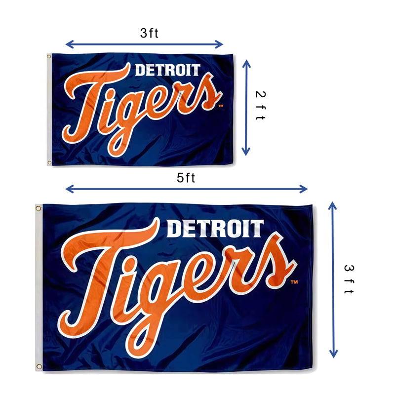 Detroit Tigers Flag Custom Image