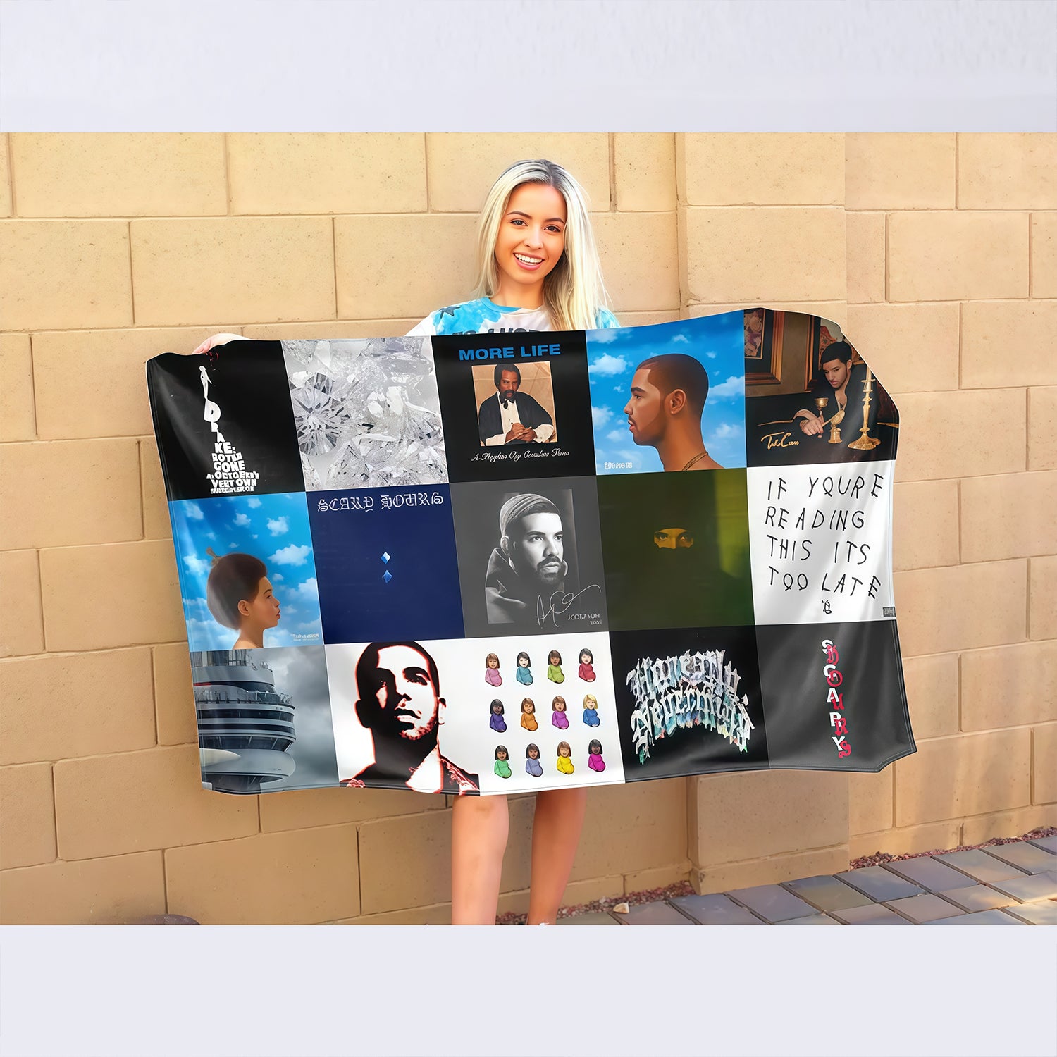 Rapper Flag Tapestry Music Cover Flag Custom Image