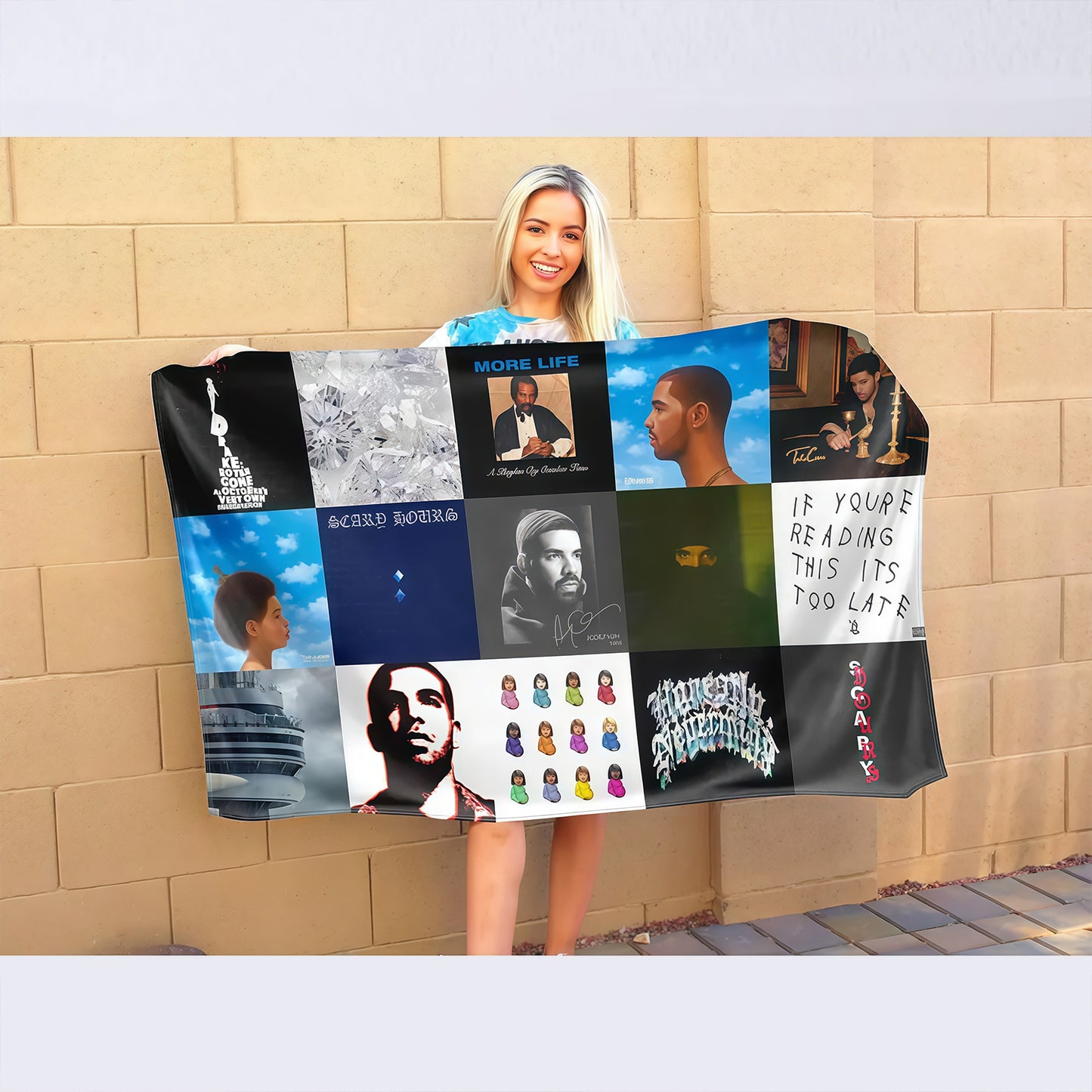 Rapper Flag Tapestry Music Cover Flag Custom Image
