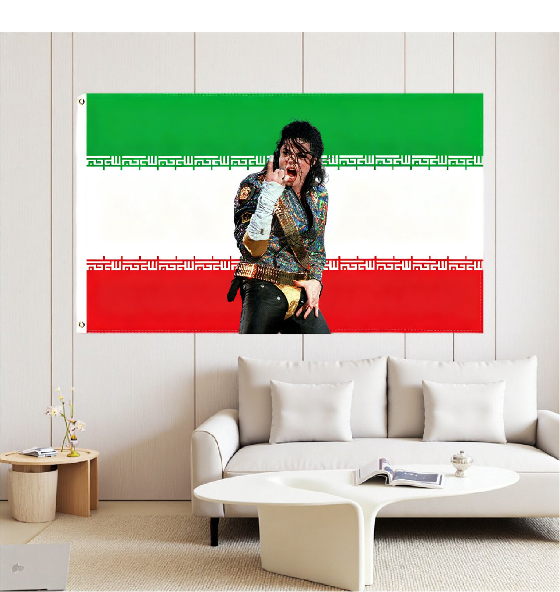 Iran Flag Custom Image