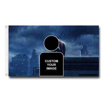 Imagen personalizada de la bandera de Spiderman