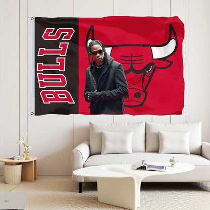 Chicago Bulls Original Flag Custom Image