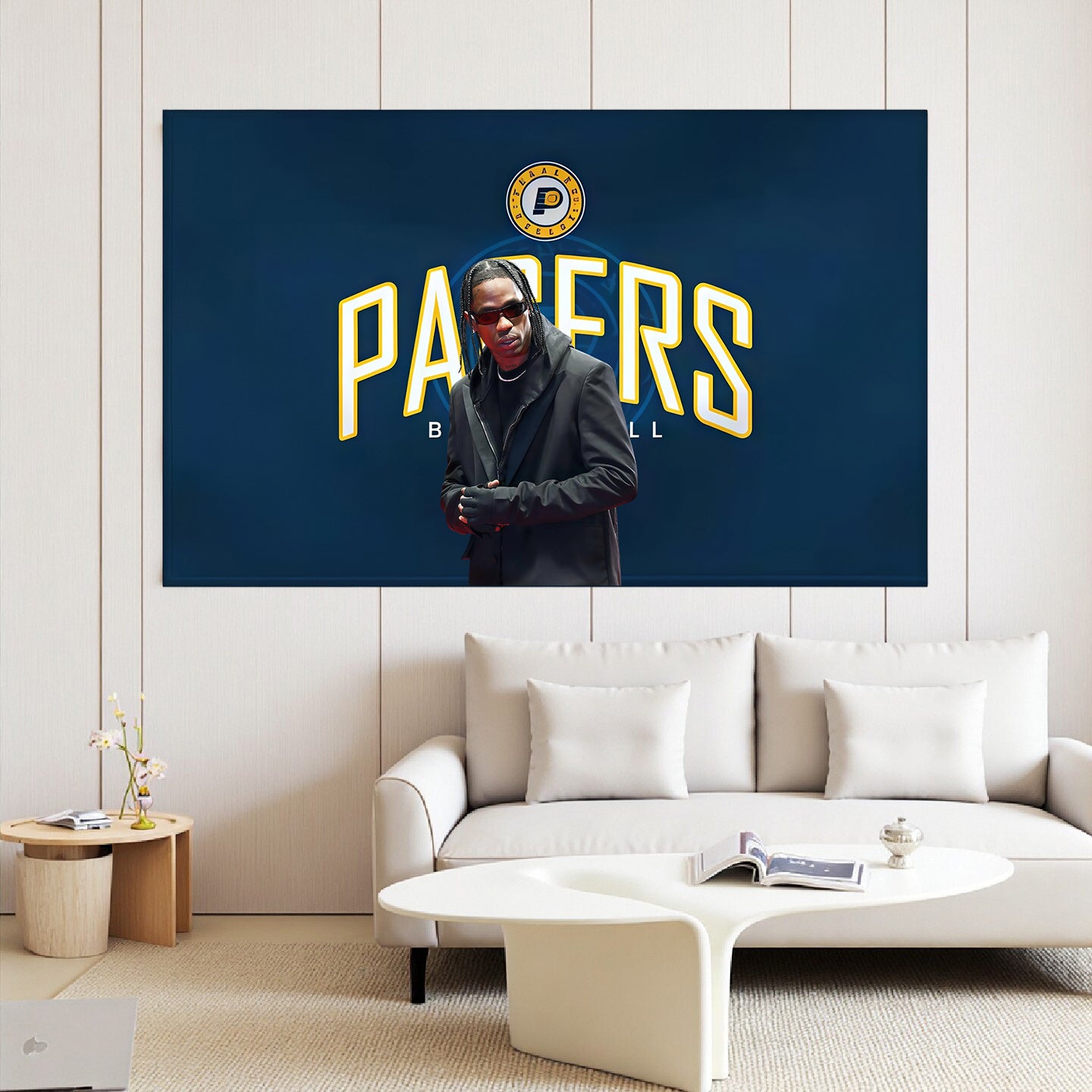 Travis Scott X Indiana Pacers Mystery Flag Custom Image